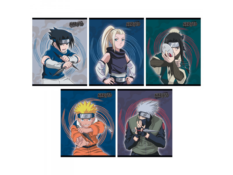 Тетрадь 48 листов А5 клетка Naruto NT18/5