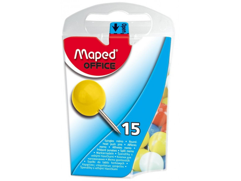 кнопки Maped для доски 15 шт/упак 343011