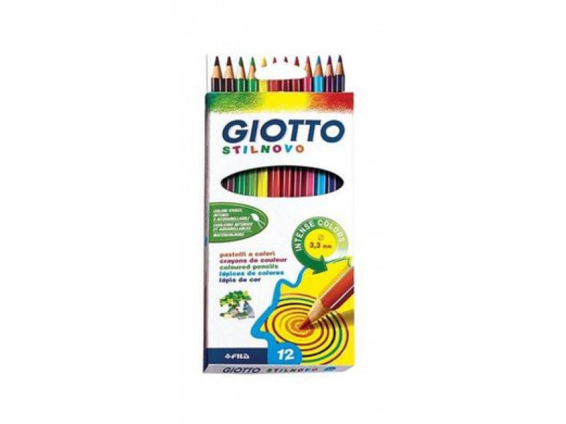 цветные карандаши Giotto Stilnovo 12 цветов 2565003X