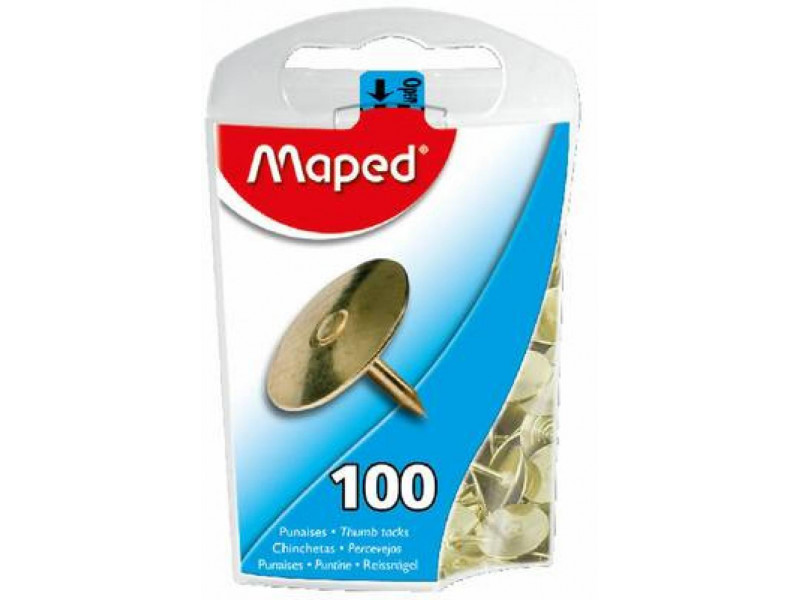 кнопки Maped золотистые 100 шт/упак 311011