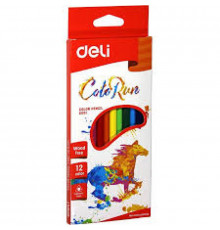 карандаши Deli ColoRun 12 цветов EC00100