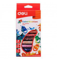 мелки Deli Color Emotion пастельные 12 цв EC20100