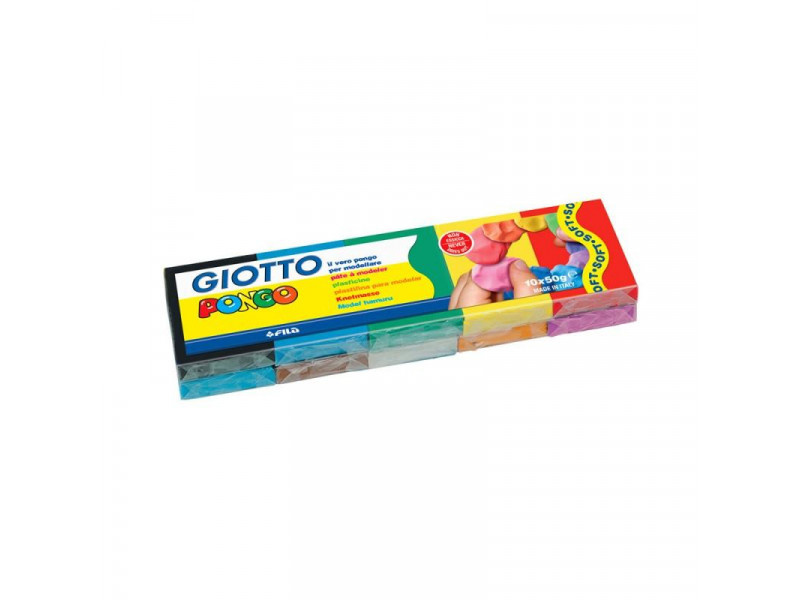 пластилин Giotto Pongo 10 цветов *50гр 510800