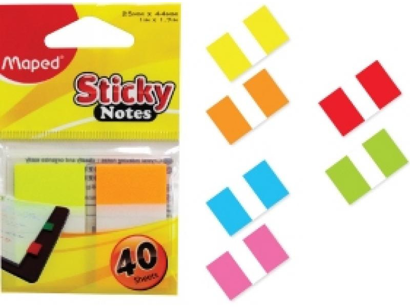 стикер Maped Sticky клейкий 40 листов 25 x 44мм 2