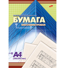 бумага Academy миллимитровая 24 листов А4 80гр 731