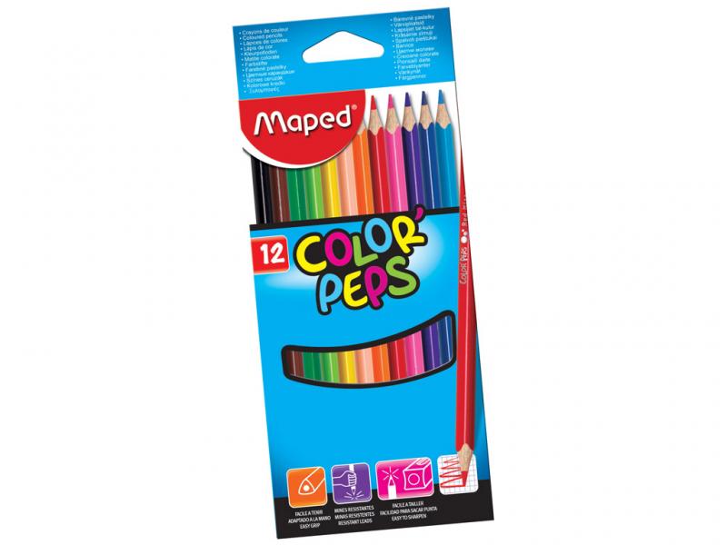 карандаши Maped Color Peps 12 цветов 832021SZ