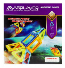 Конструктор Magplayer магнитный набор 14 эл. MPB-14