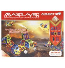 Конструктор Magplayer магнитный набор 40 эл. MPB-40