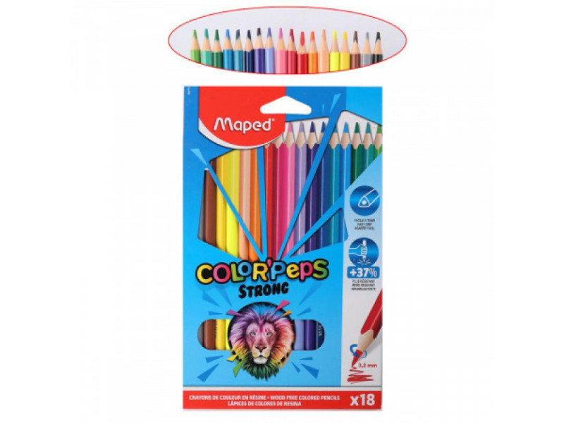 Карандаши 12 цв Maped Color Peps 83281200