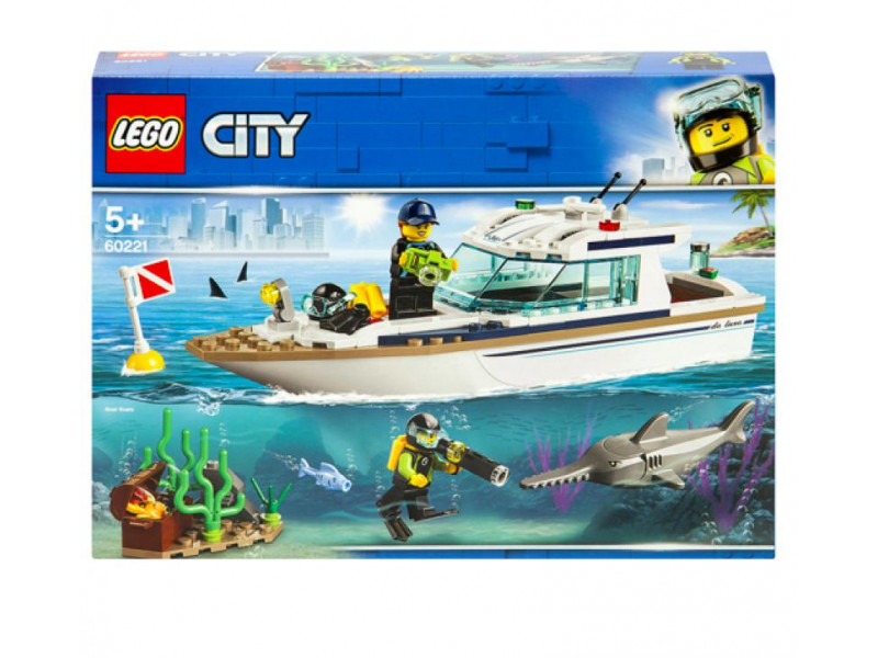 конструктор Lego City Diving Yacht60221