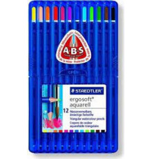 карандаши акварельные Staedtler Ergosoft 12 цветов