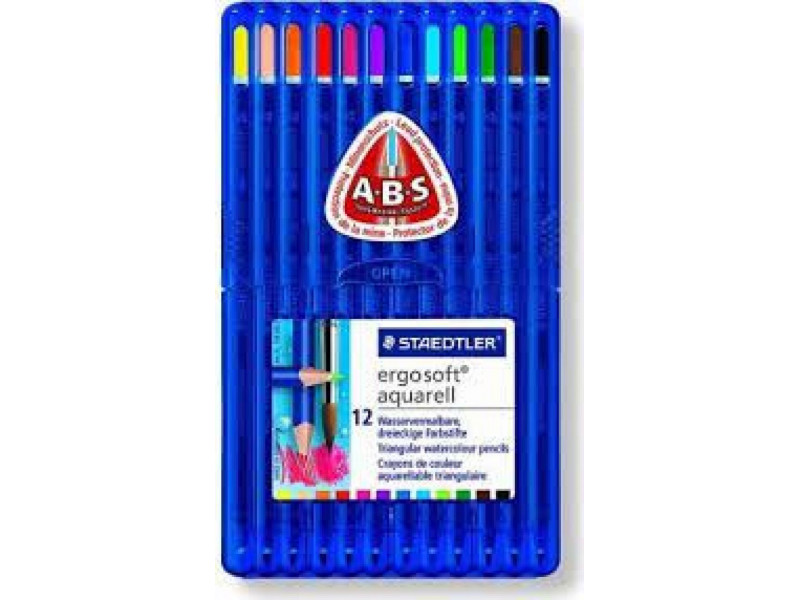 карандаши акварельные Staedtler Ergosoft 12 цветов