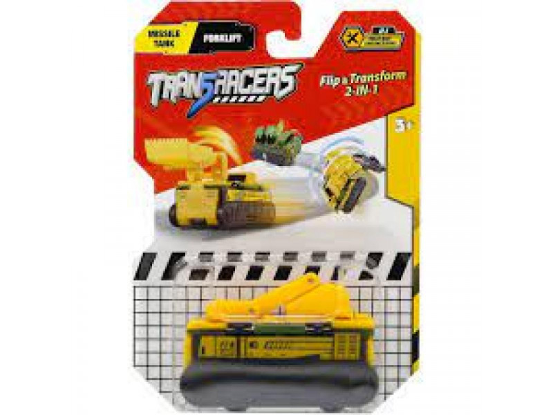 машинка-трансформер TransRacers 2-in-1 Flip Vehicle- Forklift- Missile EU463875C-01