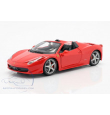 машинка Ferrari 458 Spider 1:24 18-26017