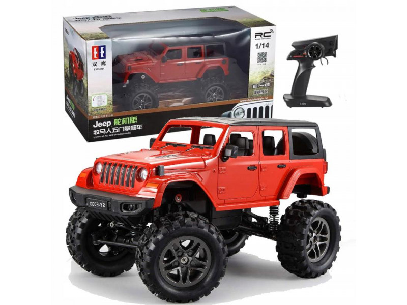 машинка Jeep Wrangler Rock Crawler 1:14 р/у 2,4 GHz E333-003