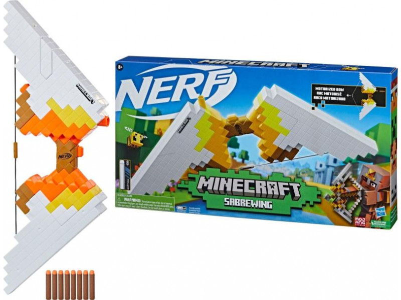 бластер Nerf Minecraft Sabrewing