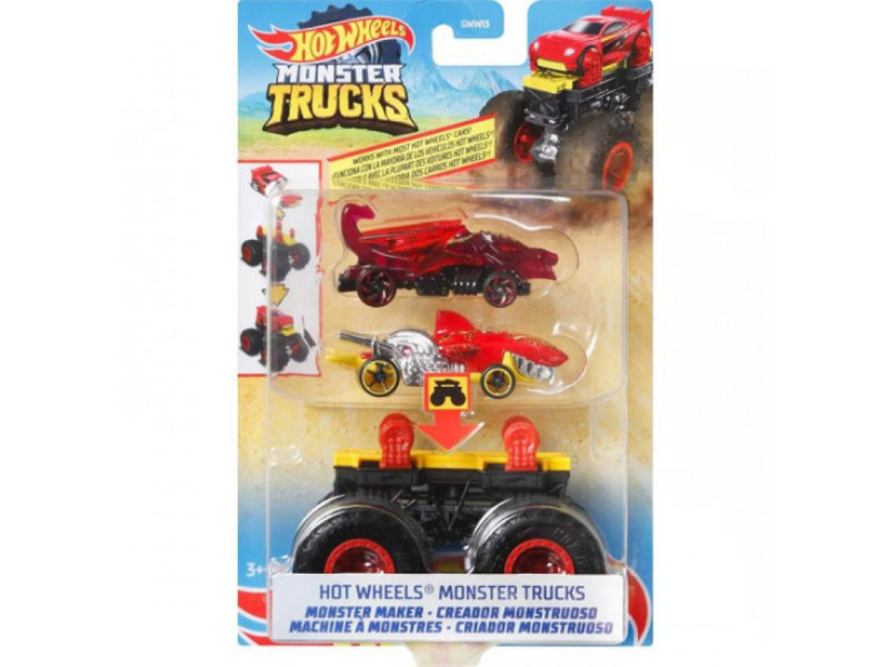 набор машинок Hot Wheels Monster gww13 3 штуки