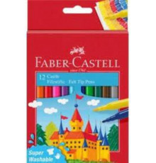 фломастеры Faber Castell 12 цветов 554201