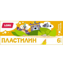 тесто для лепки Lori 6 цветов 15г