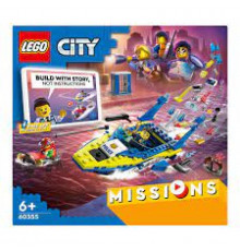 конструктор LEGO City Missions Water Police Detective Missions 60355