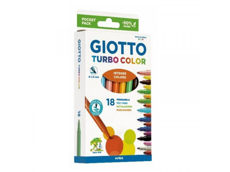 flomaster Giotto Turbo Color 18 rəng 073400