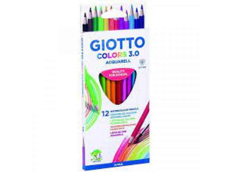 цветные карандаши Giotto Colors акварельные 12 цветов 277100