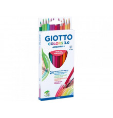 цветные карандаши Giotto Colors акварельные 24 цвета 277200