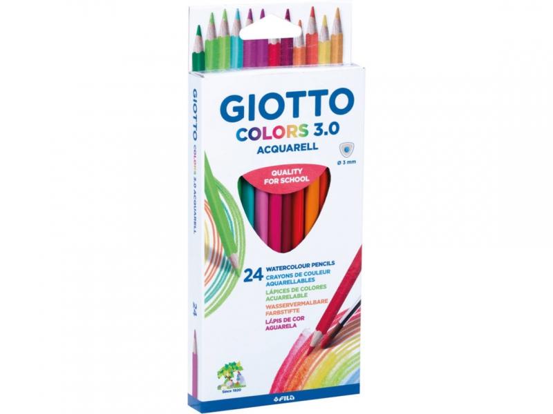 цветные карандаши Giotto Colors акварельные 24 цвета 277200