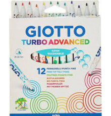 фломастеры Giotto Turbo 12 цветов 8000825424205