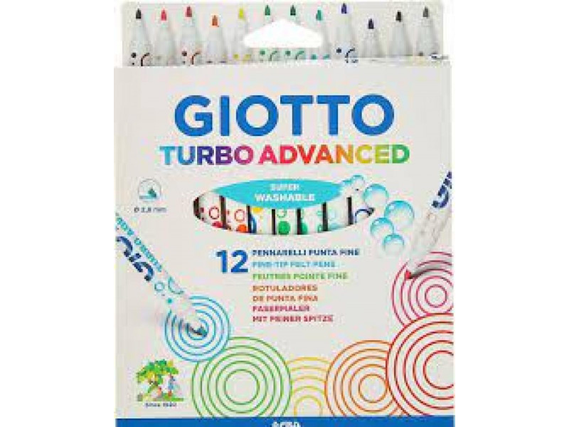 flomaster Giotto Turbo 12 rəng 8000825424205