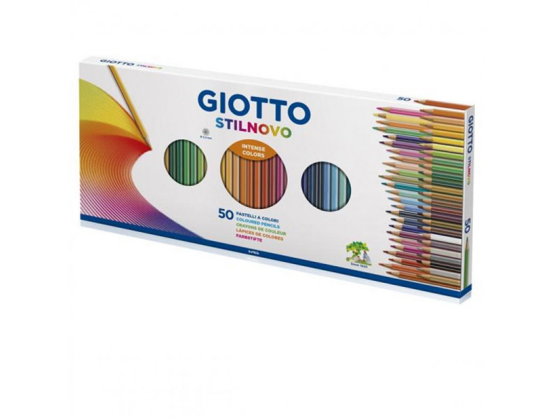 цветные карандаши Giotto Stilnovo 50 цветов 25730000