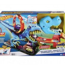 трек Hot Wheels City T-Rex Chomp Down