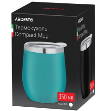 Термочашка ARDESTO Compact Mug 350 мл AR2635MMS, голубой