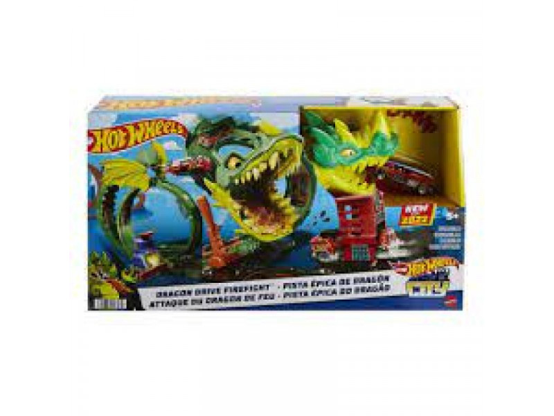 трек Hot Wheels Dragon Drive Firefight Racing Vehicle