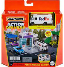 набор Matchbox Action Drivers FedEx Package Center