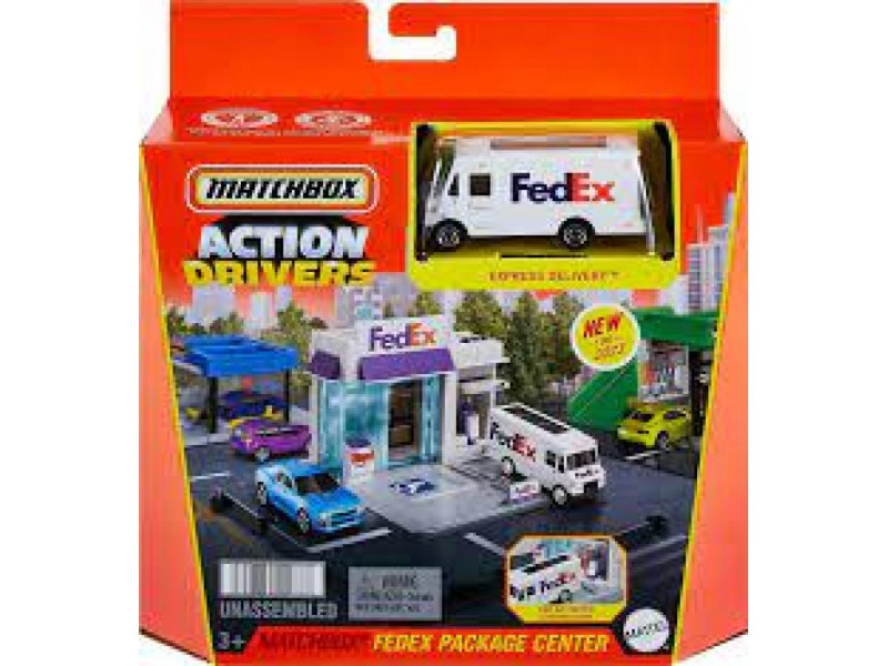 набор Matchbox Action Drivers FedEx Package Center