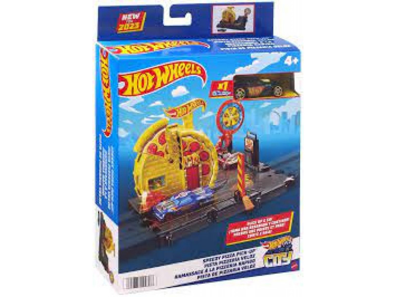 трек Hot Wheels City Speedy Pizza Pick-Up