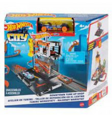 набор Hot Wheels City Downtown Tune Up Shop