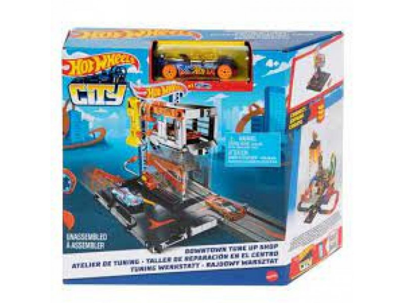 dəst Hot Wheels City Downtown Tune Up Shop