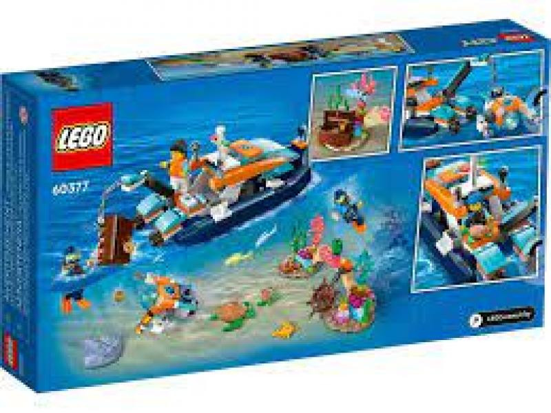 конструктор Lego City Exploration Seaforesting Boat 60377