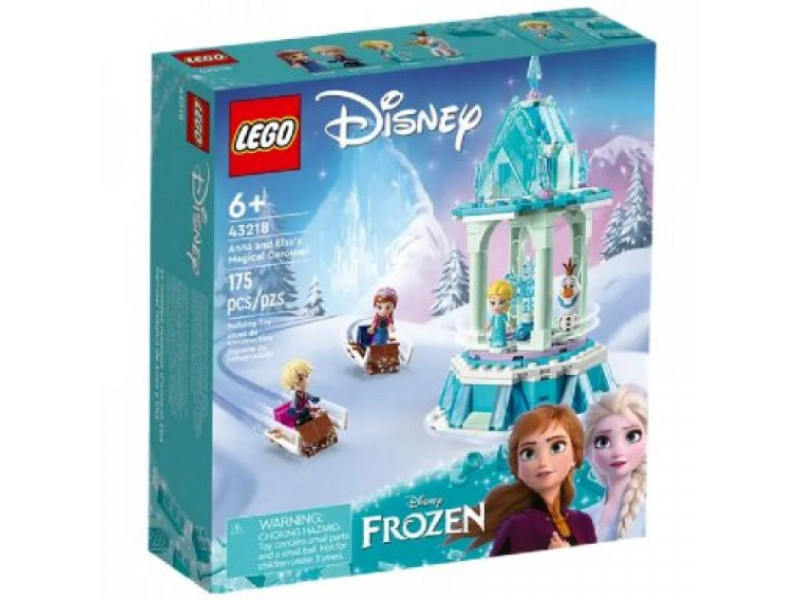 конструктор Lego Disney Princess Anna and Elsa's Magical Carousel 43218