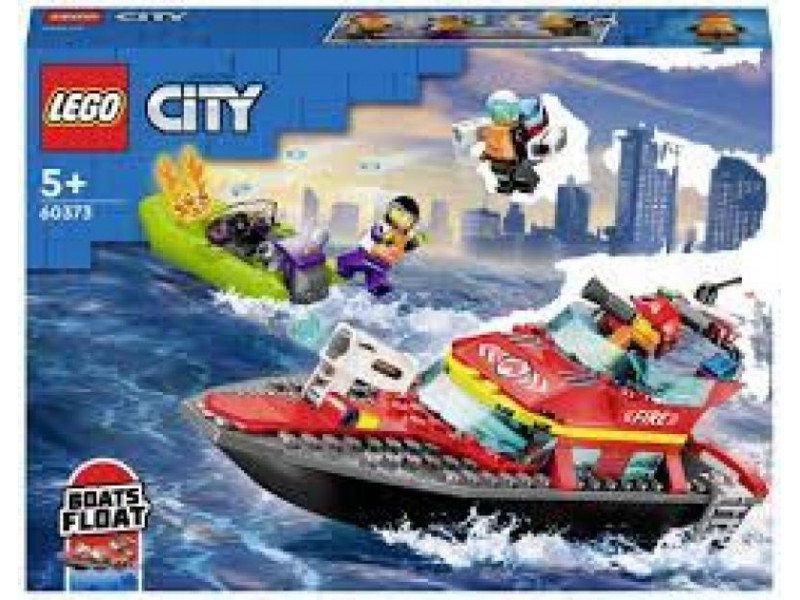 конструктор Lego City Fire Rescue Boat 60373