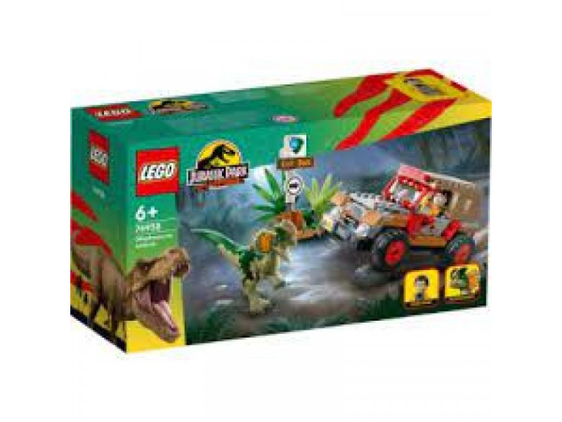 конструктор Lego Jurassic World Dilophosaurus Ambush 76958