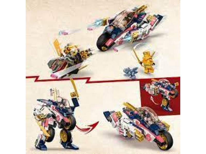 конструктор LEGO Ninjago Sora's Transforming Mech Bike Racer