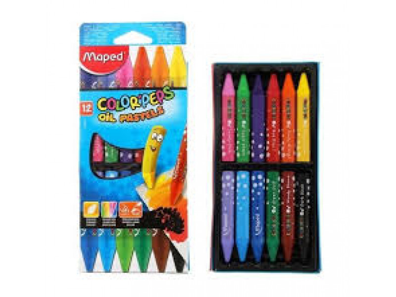 mumlu təbaşir Maped Color Peps 12 rəng 864010