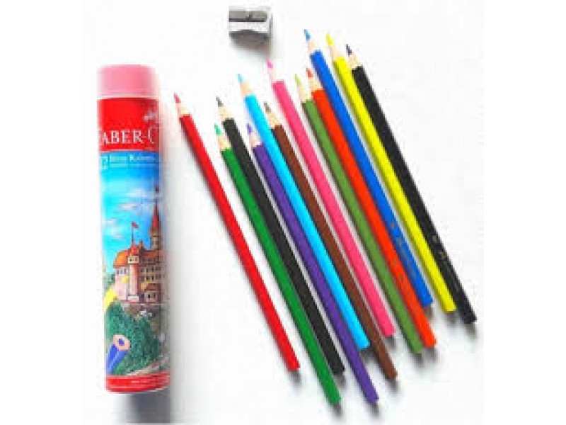 karandaş Faber Castell tubusda 12 rəng 116512