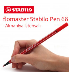 фломастер Stabilo Pen 68 красный 68/48