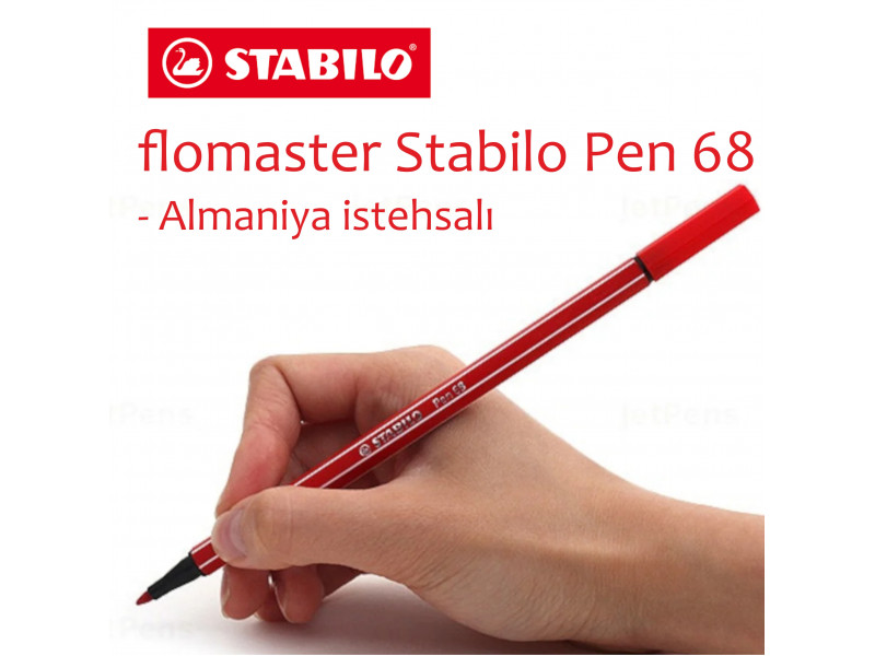 flomaster Stabilo Pen 68 qırmızı 68/48