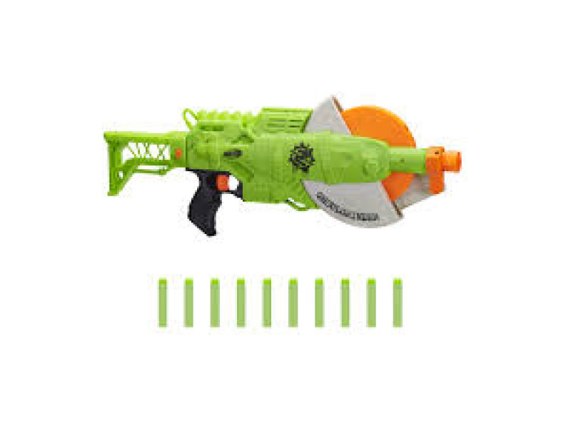 blaster Nerf Zombie Strike Ghoulgrinder Blaster -- Rotating