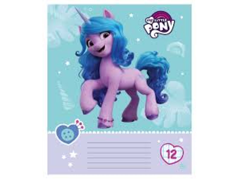 dəftər 12 vərəq А5 dama dama My Little Pony MP104/5